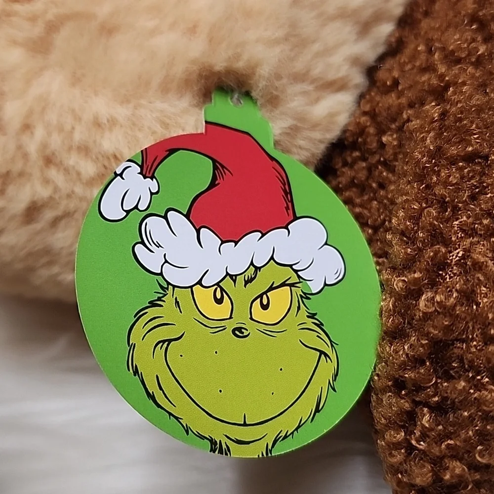 The Grinch Max Dog Plush Toy with Squeaker & Crinkle Sounds - New With Tags